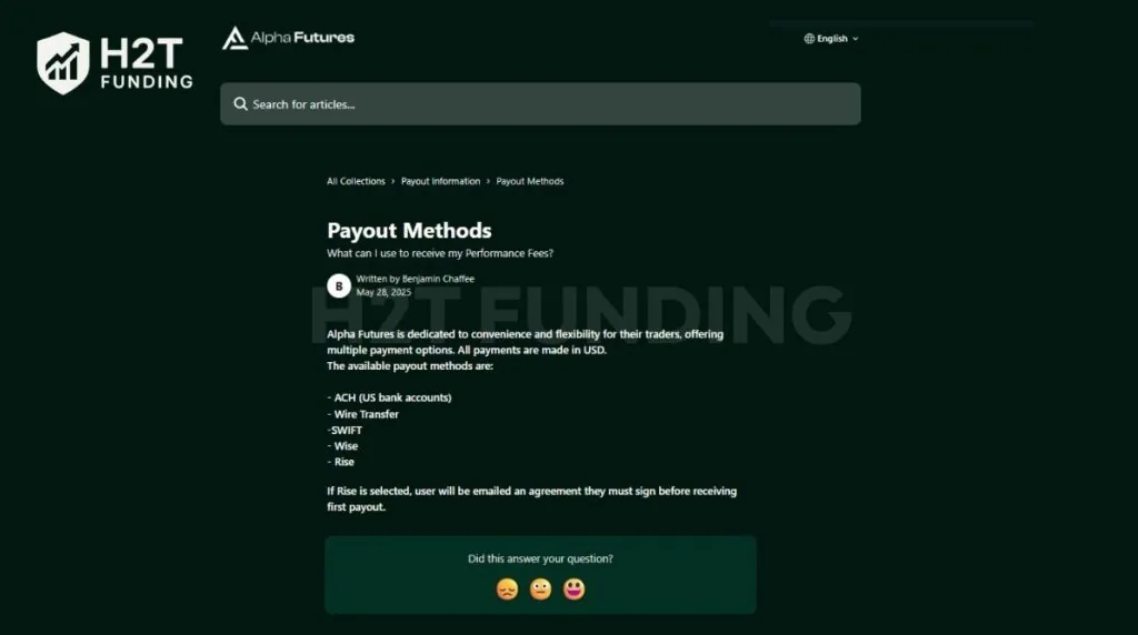 5 available withdrawal methods you can choose