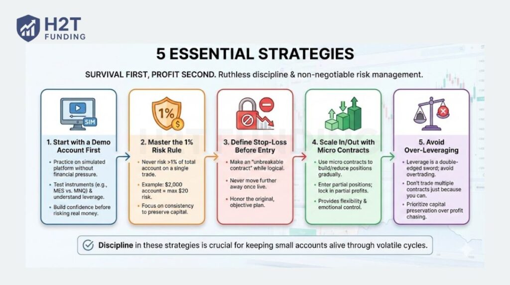 5 essential strategies for trading futures with a small account