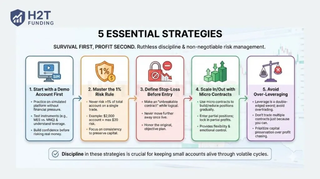 5 essential strategies for trading futures with a small account