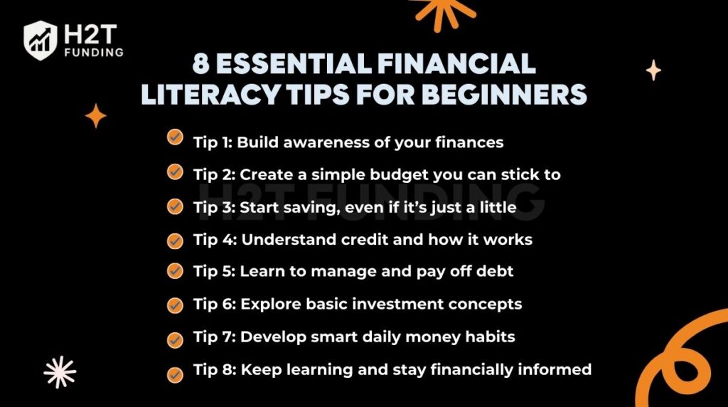 8 essential financial literacy tips for beginners