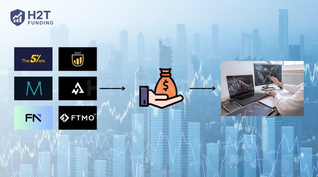 A prop firm lets traders use its capital and share profits