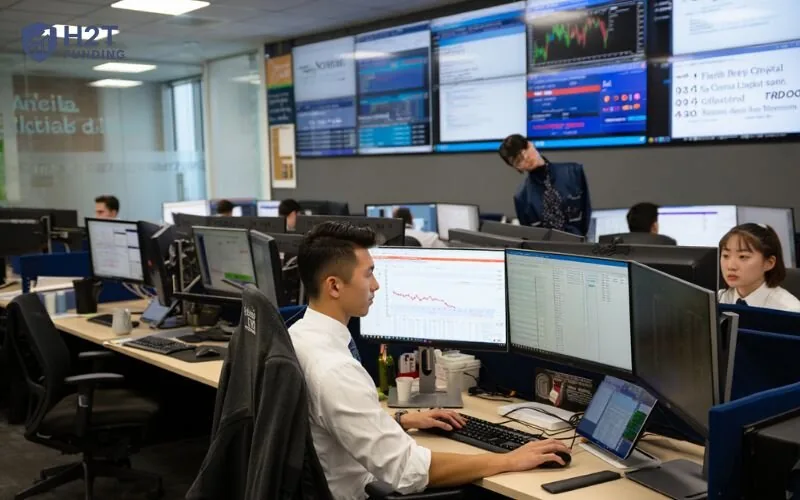 A proprietary trading firm (prop firm) provides the capital, and you provide the skill