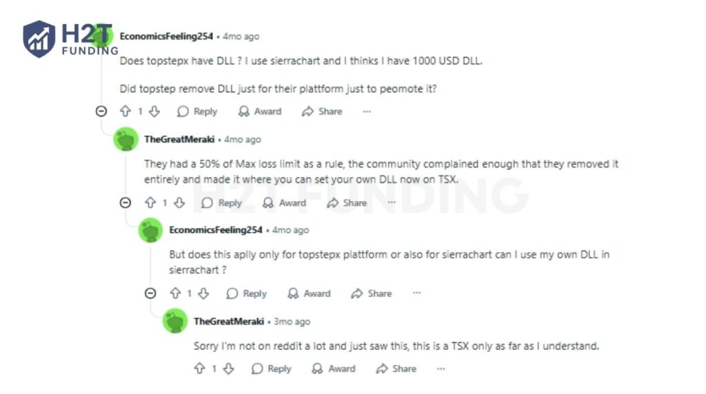 A separate discussion highlighted how TopstepX removed its fixed daily loss rule