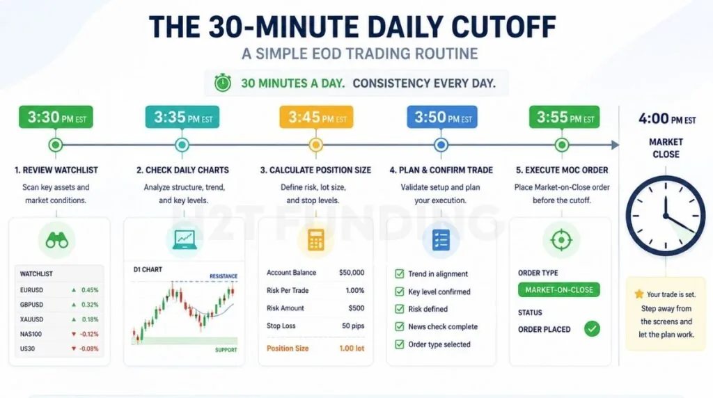 A simple EOD trading routine