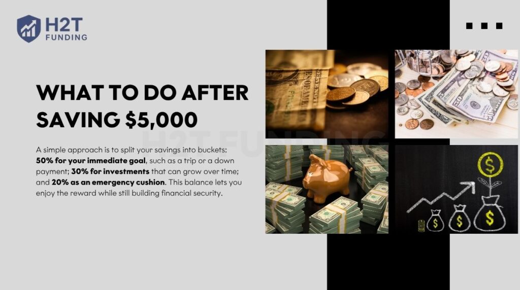 A simple approach is to split your savings into buckets
