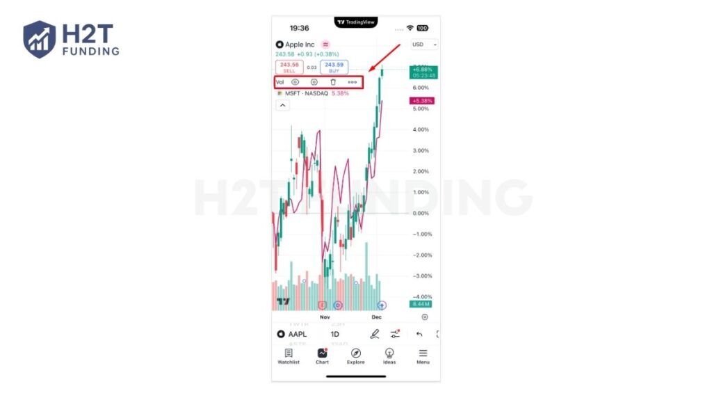 A small menu will instantly pop up
