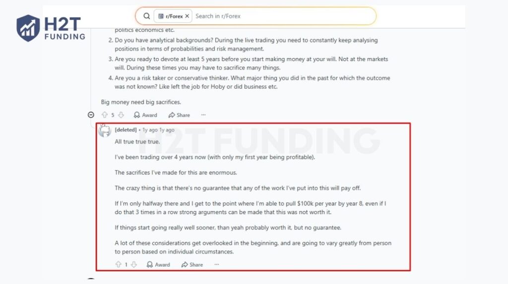 A trader shares the realities of becoming consistently profitable