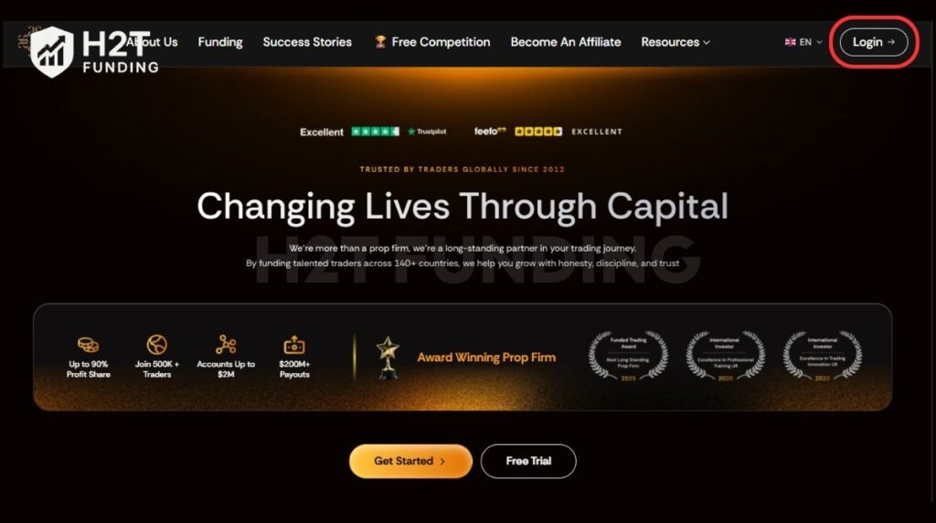 Access the Audacity Capital website