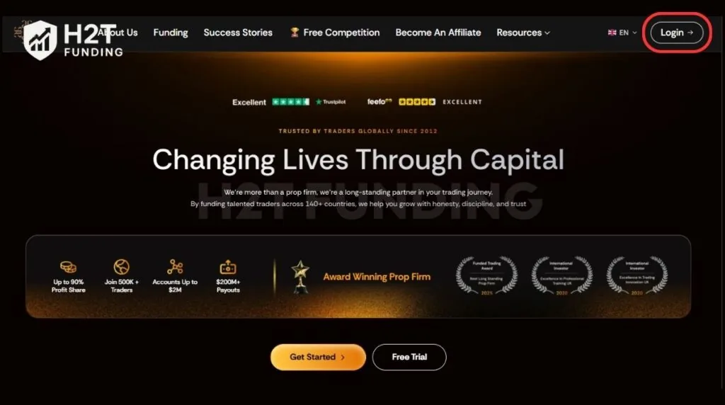 Access the Audacity Capital website