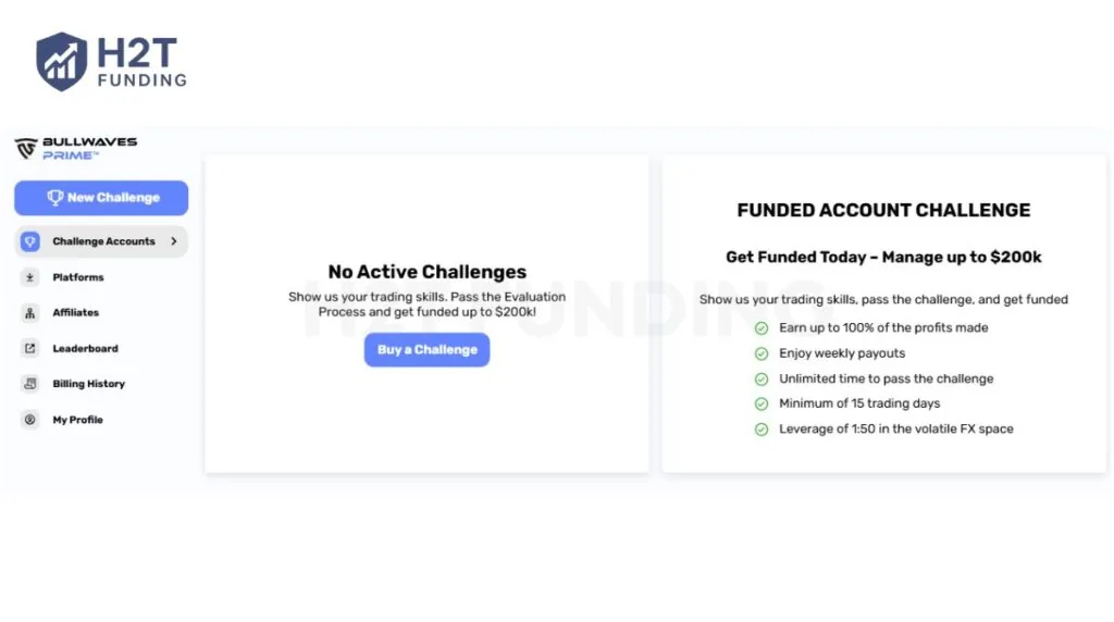 Access your trader dashboard