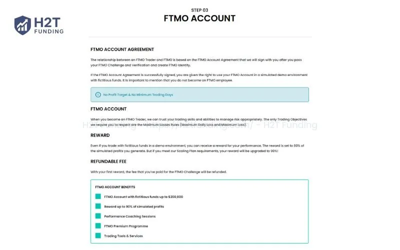After completing both evaluation steps, you become an FTMO Trader