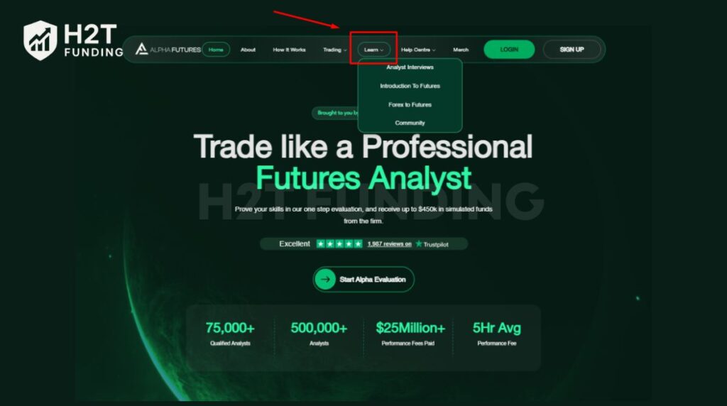Alpha Futures invests heavily in trader development, aiming to build long-term partnerships