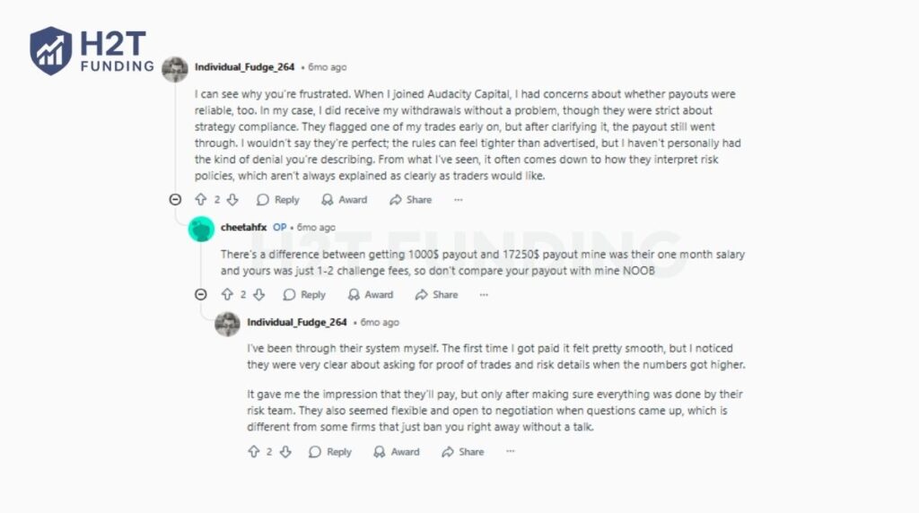 Another Audacity Capital Reddit review