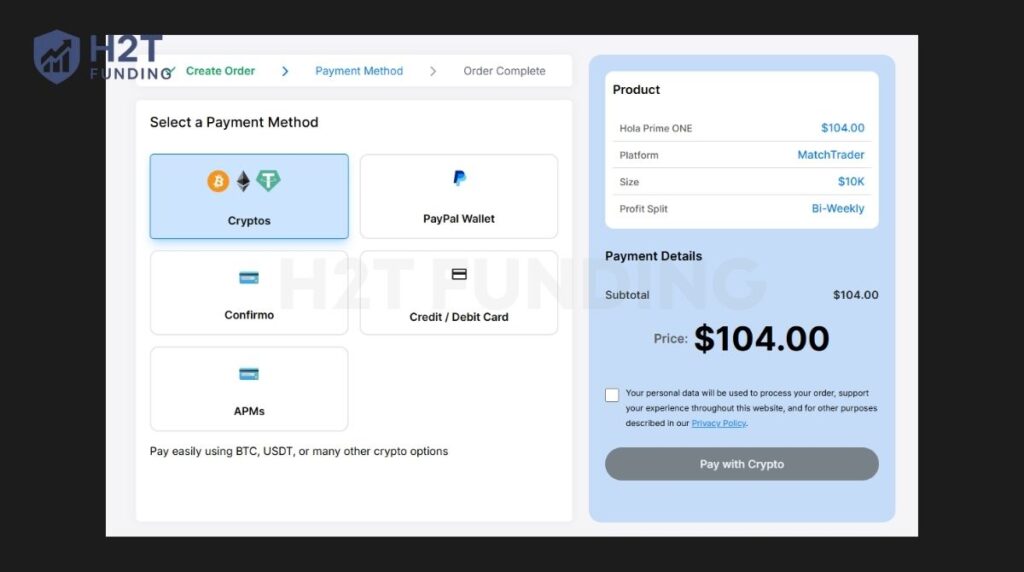Apply discount codes and review order