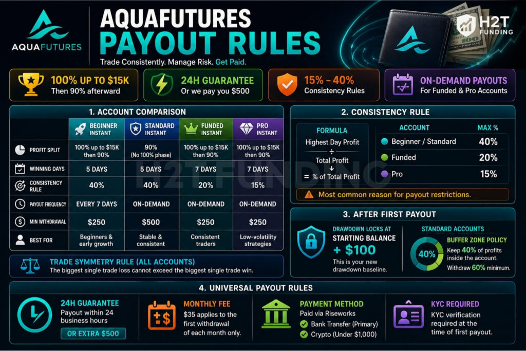 Aquafutures payout rules​