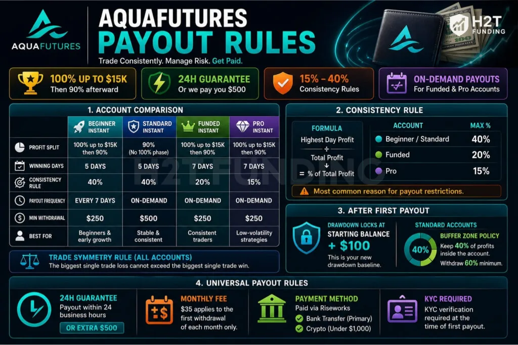 Aquafutures payout rules​