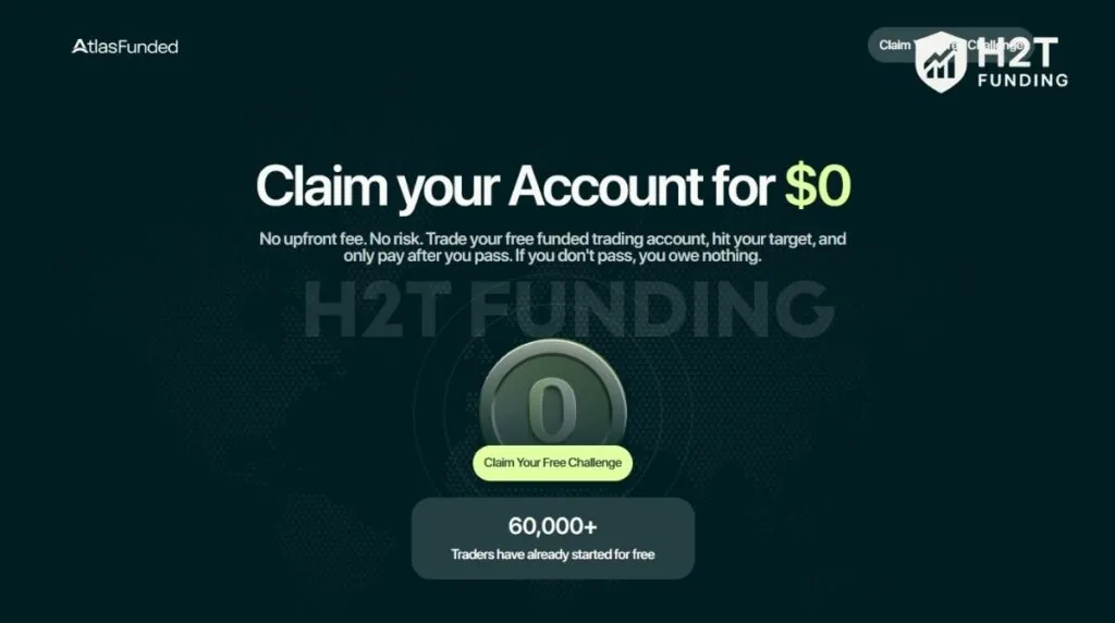 Atlas Funded - Best for $0-$10 Access Challenge and Pay-After-Pass structure