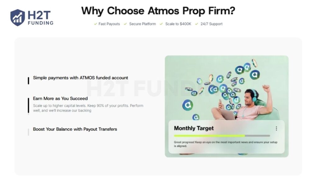 Atmos Funded is a Cyprus prop firm that officially entered the market in November 2024