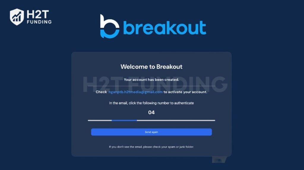 Authenticate your account