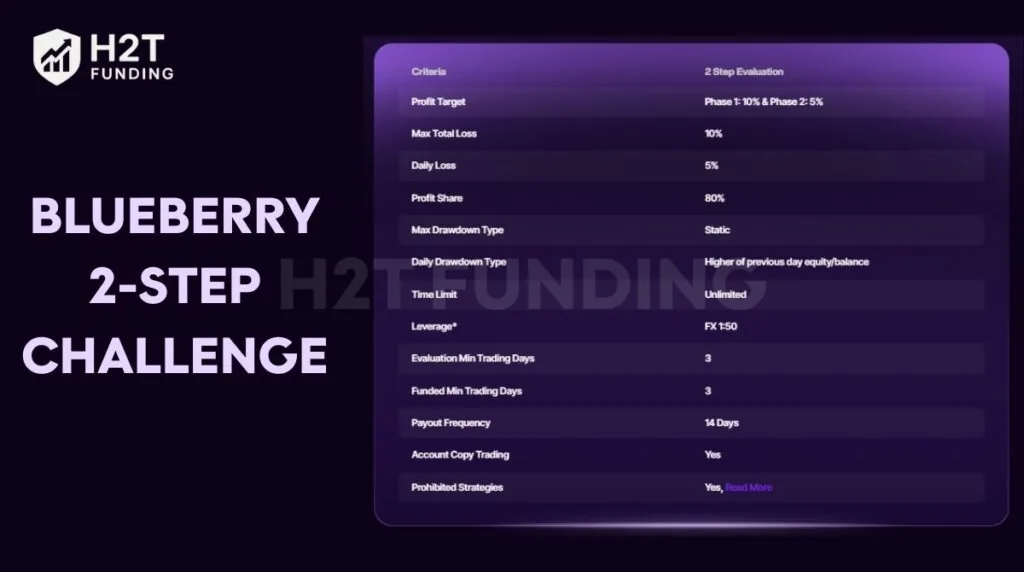 Blueberry 2-step challenge