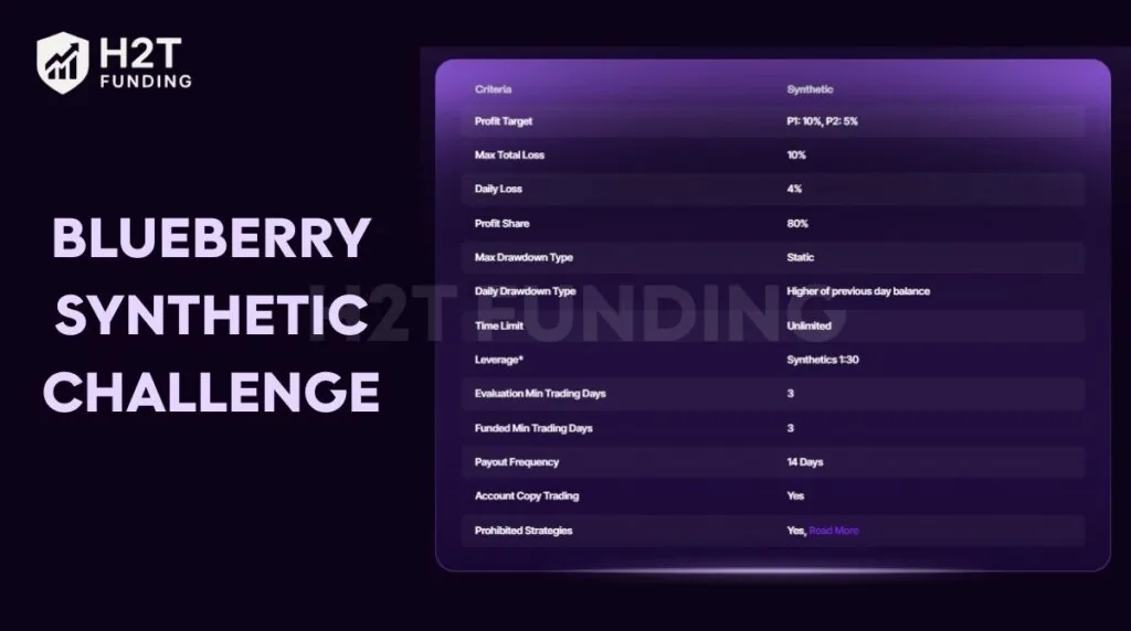 Blueberry Synthetic challenge