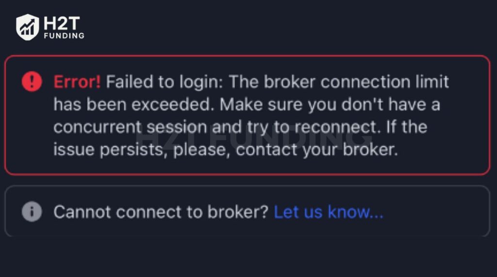 Broker connection limit has been exceeded