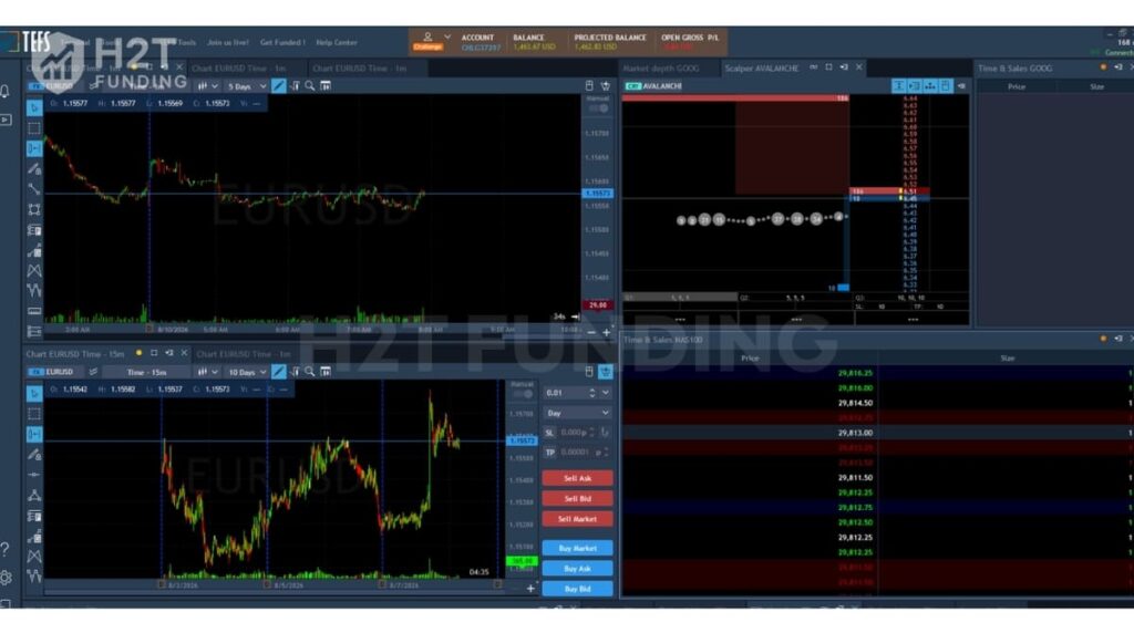 Checking TEFS Trader operations on PC during the market opening session on August 10, 2026 (2)