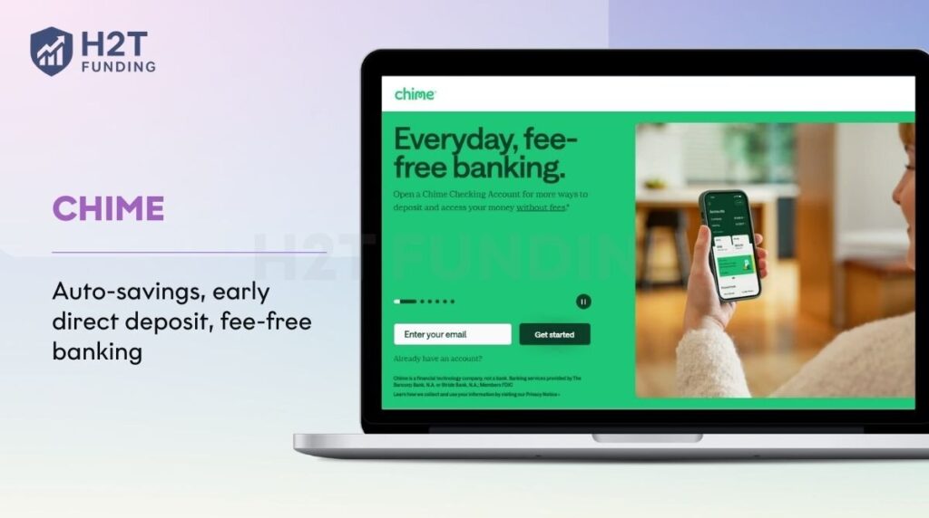 Chime – Best for automatic saving + early payday