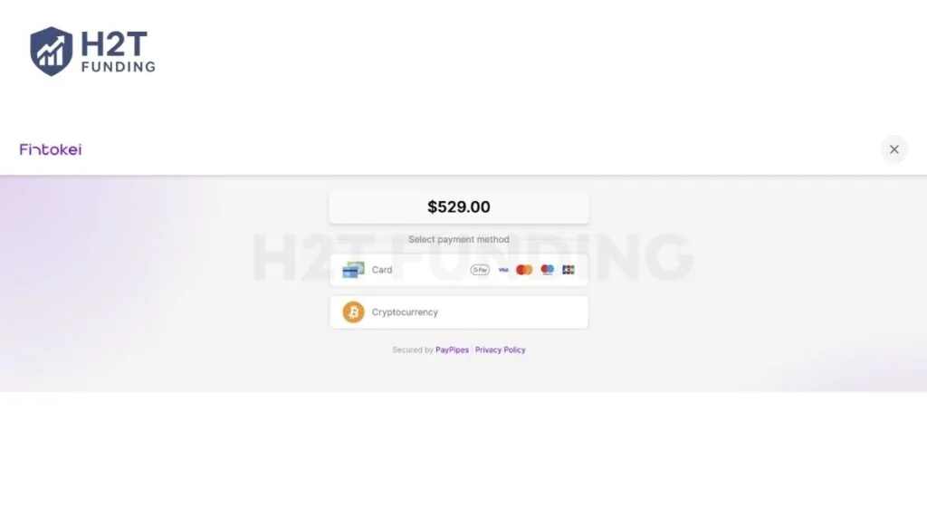 Choose a payment method