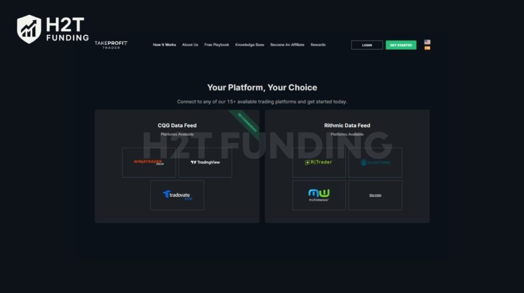 Choosing the right data feed is the first step to setting up your Take Profit Trader copy trading system