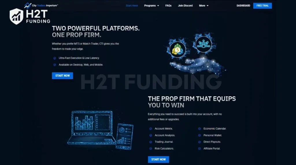 City Traders Imperium is a proprietary trading firm founded in 2018