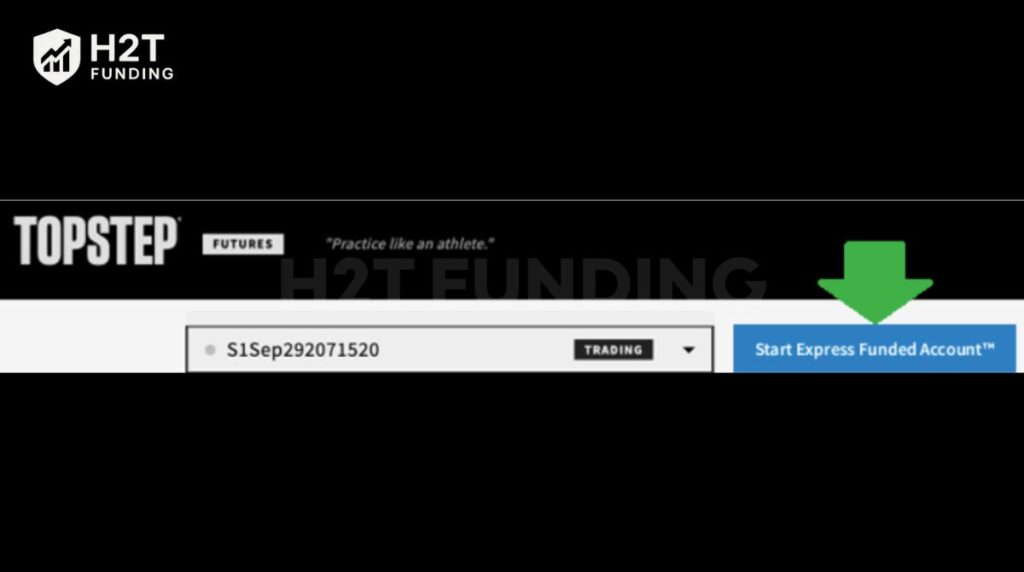 Click “Start Express Funded Account” and confirm account details