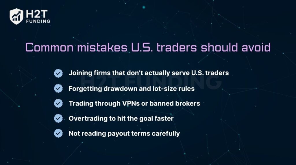 Common mistakes U.S. traders should avoid