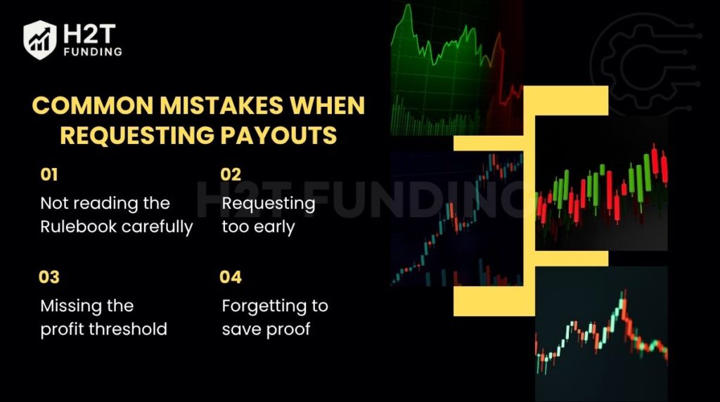 Common mistakes when requesting payouts