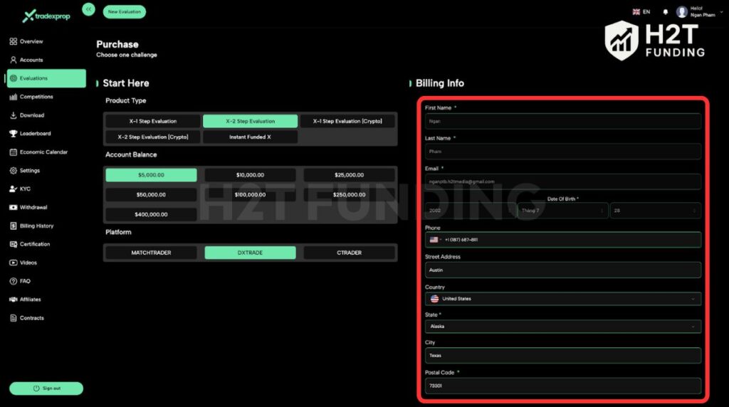 Configuration & billing