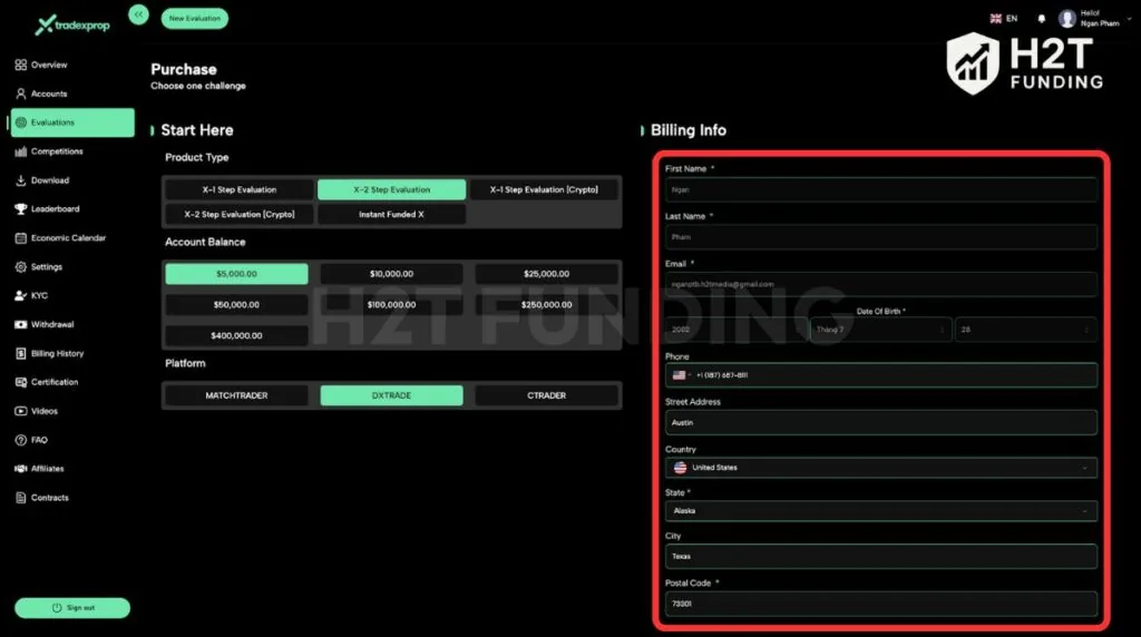 Configuration & billing
