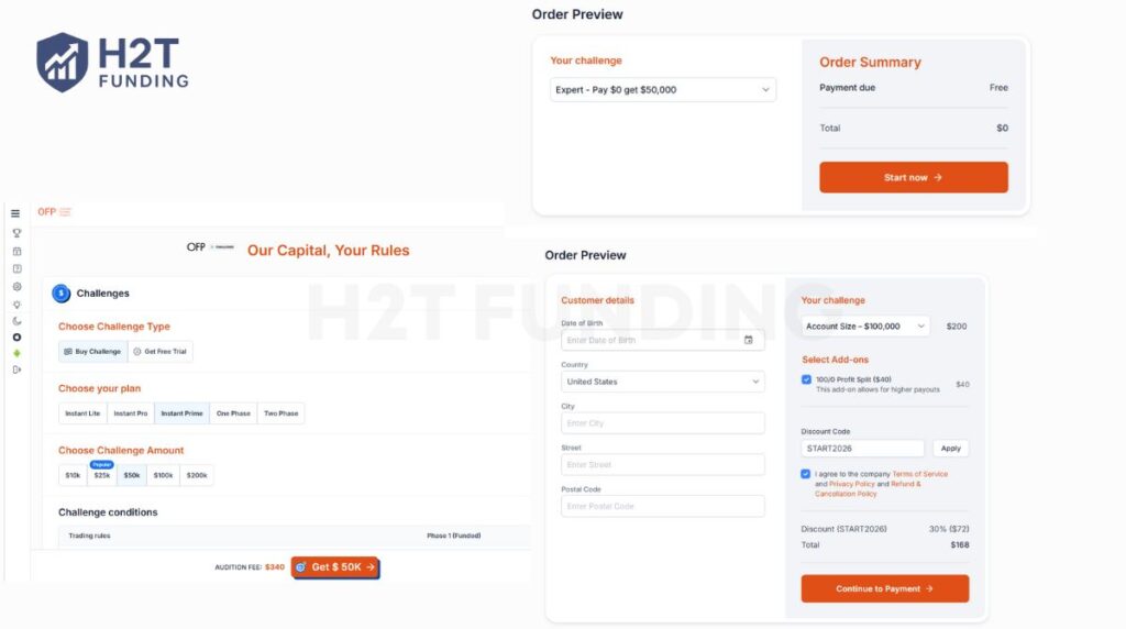 Configure order details and add-ons