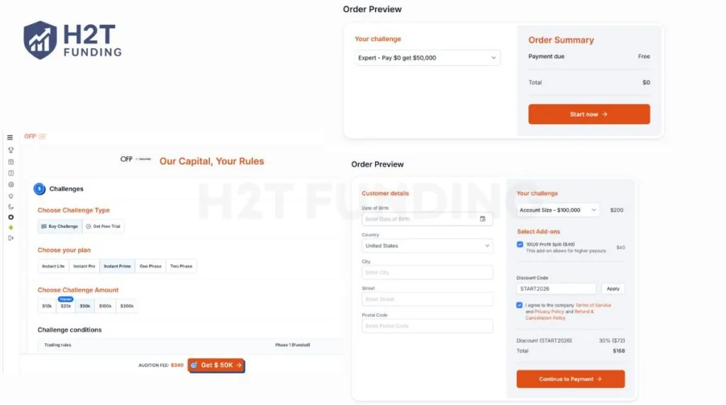 Configure order details and add-ons