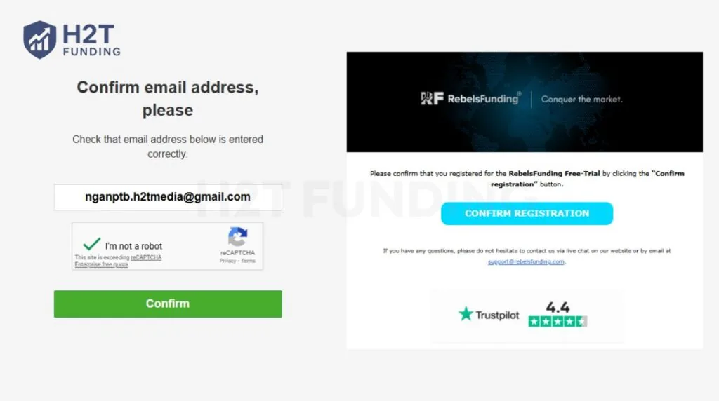 Confirm your email address