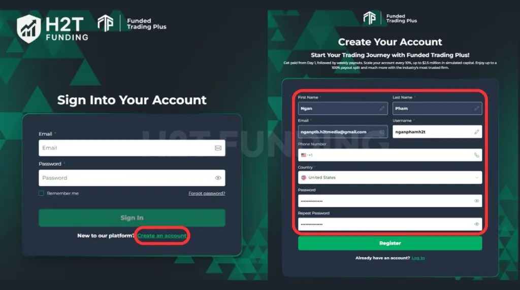 Create your official account