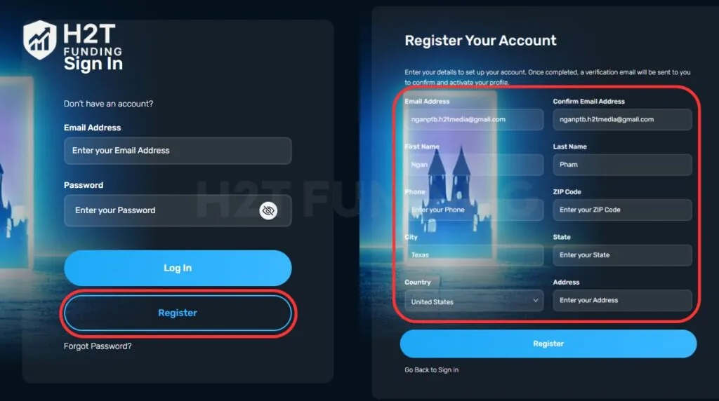 Create your official profile