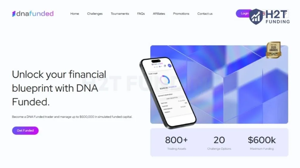 DNA Funded is a proprietary trading firm launched in October, 2024