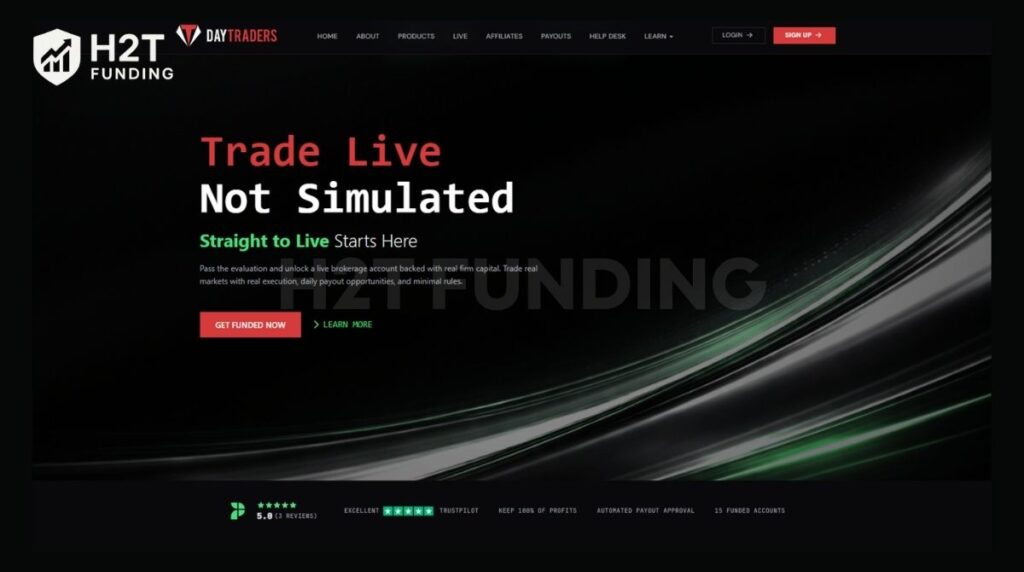 DayTraders is a futures prop firm founded in February 2023