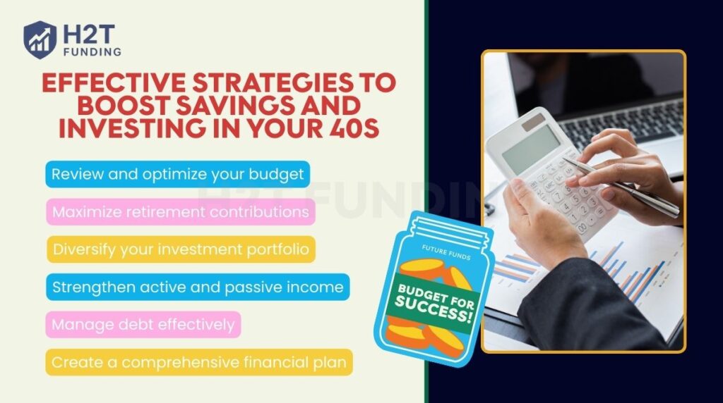 Effective strategies to boost savings and investing in your 40s