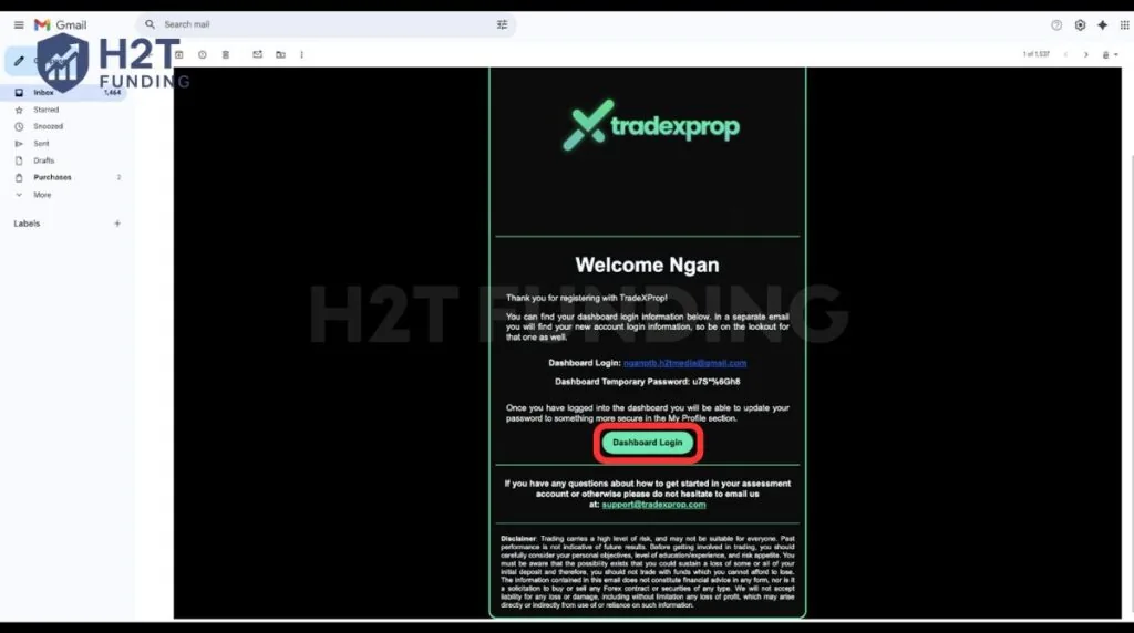 Email verification & dashboard access