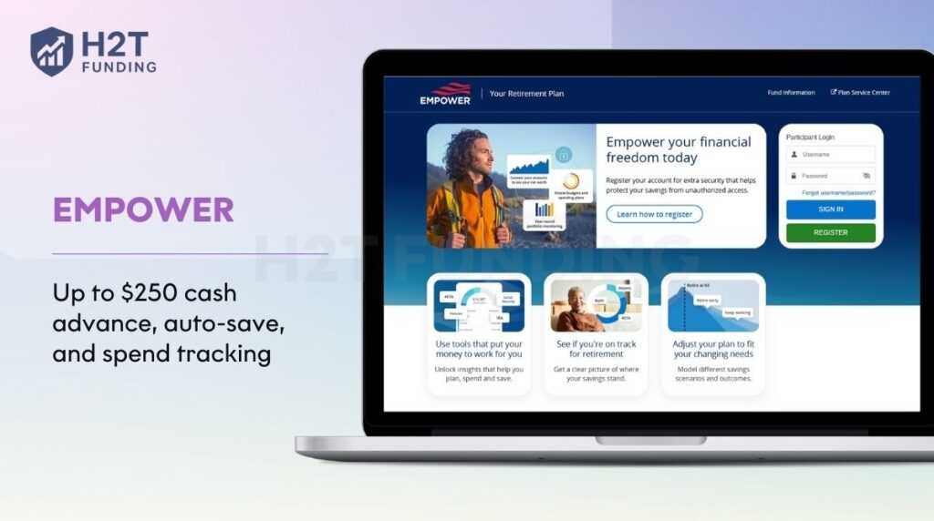 Empower – Best for cash advances & auto-saving