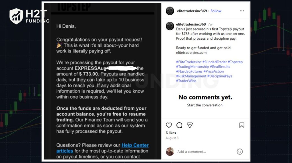 Even on Instagram, I saw a trader showing off his first $733 payout