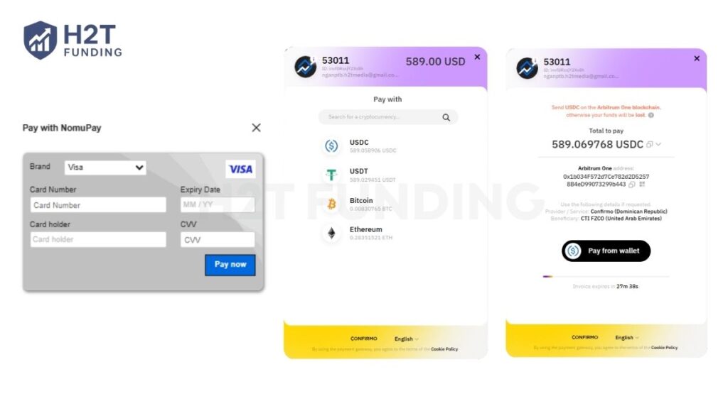 Execute the secure payment