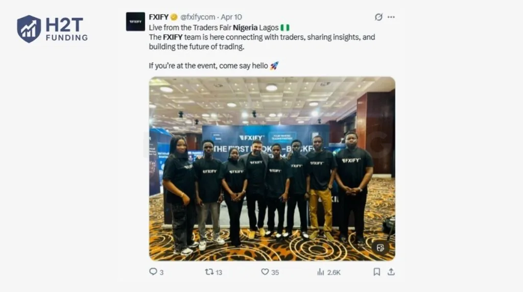 FXIFY connects with Nigerian traders at the Traders Fair Nigeria event in Lagos