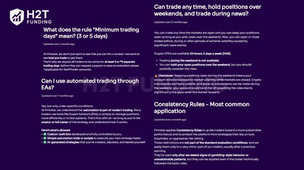 Fintokei general guidelines and allowed practices